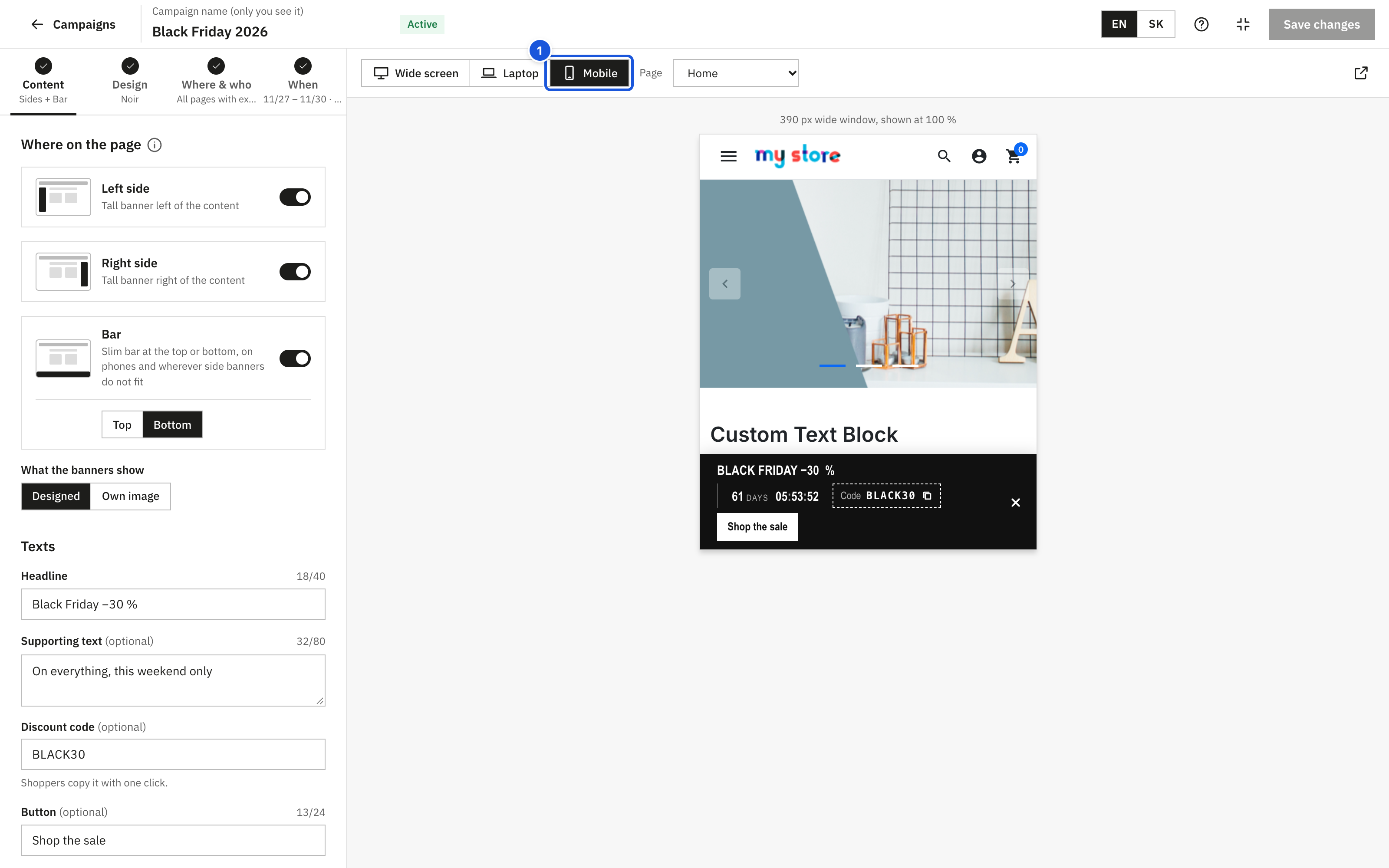 Preview: (1) Wide screen, Laptop or Mobile